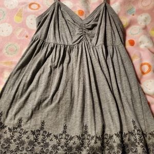 Torrid Gray Embroidered Cami